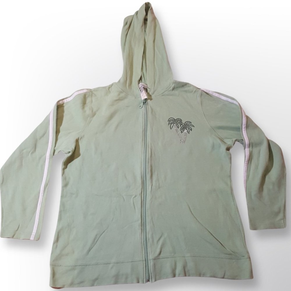 LOVEBUG GREEN HOODIE SIZE 14 - 16